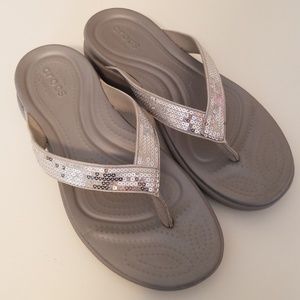 Crocs flip flops